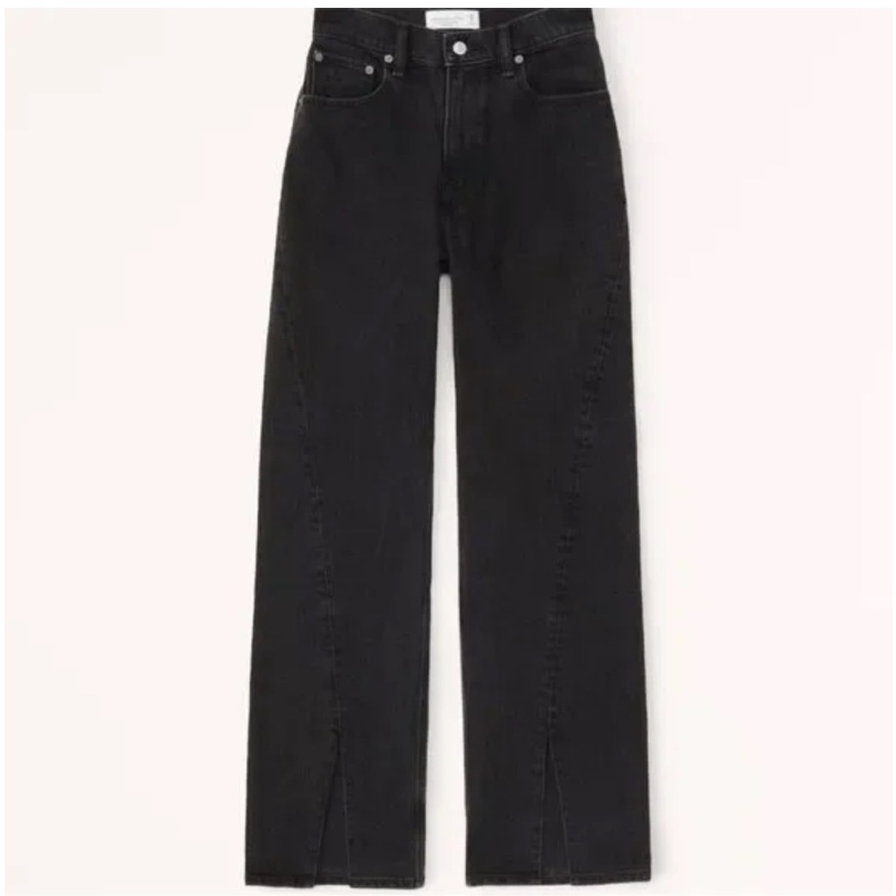 NWT Abercrombie and fitch High rise 90s relaxed jeans - Picture 2 of 8